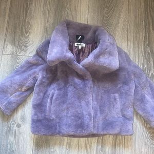 Faux fur jacket